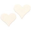 сърце от бирен картон 35x30x1мм -5 броя
