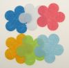 цвете филц 57x1 мм микс цветове -5 броя
