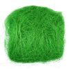 Трева за декорация - кокосова зелена светла - 50 грама