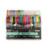 Химикалки с гел мастило неонови цветове и фин брокат 1.0 мм - 48 цвята