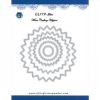 Щанца - шаблон за изрязване на картон - Комплект от 5 броя - от 10.8 см. до 2.3 см. назъбен овал