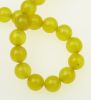 наниз мъниста полускъпоценен камък АХАТ жълт топче 8 мм ±48 броя