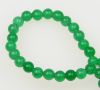 наниз мъниста полускъпоценен камък АХАТ зелен топче 4 мм ±100 броя