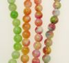 наниз мъниста полускъпоценен камък ЖАДЕИТ АСОРТЕ цветове топче 6 мм ±64 броя