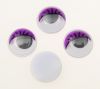 очички мърдащи 15 мм с мигли лилави -50 броя