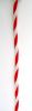 пръчка телена бяло и червено усукана дебела 7мм. -30см. -10 броя