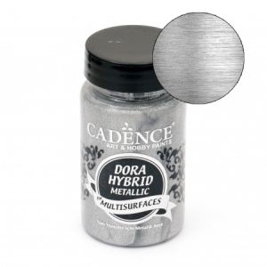 акрилна боя металик CADENCE DORA HYBRID 90 мл - SILVER 7132