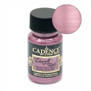 боя текстилна металик CADENCE DORA Textile 50 мл. - CYCLAMEN 1144
