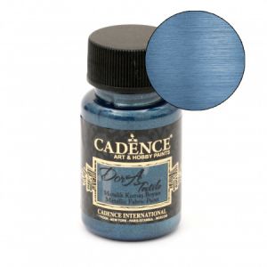 боя текстилна металик CADENCE DORA Textile 50 мл. - SILVER 1132
