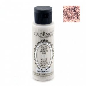 акрилна боя металик CADENCE HI-LITTE MAGIC 70 мл. - RED 349