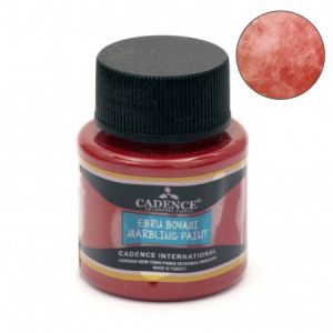 боя с мраморен ефект CADENCE EBRU 45 мл - RED 856