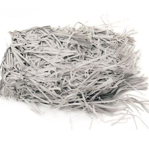 Трева за декорация от хартия - светъло сива - 50 грама