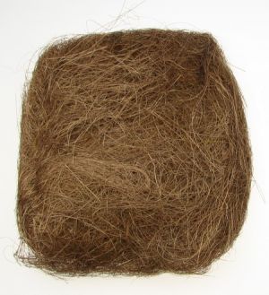 Трева за декорация - кокосова кафява - 50 грама