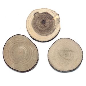 Дървена фигурка шайба 60±70 мм -5 броя