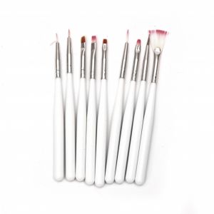 Комплект мини четки за детайли 8 броя и инструмент за точки 1 брой