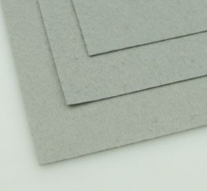 Филц лист - дебелина 1 мм., размер 20x30 см. цвят сив -1 брой