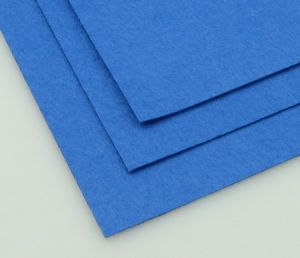 Филц лист - дебелина 1 мм., размер 20x30 см. цвят син-1 брой