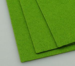 Филц лист - дебелина 2 мм., размер 20x30 см. цвят зелен -1 брой