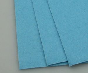 Филц лист - дебелина 2 мм., размер 20x30 см. цвят син светло -1 брой