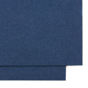 Филц лист - дебелина 2 мм., размер 20x30 см. цвят син тъмно -1 брой