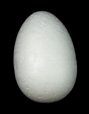 Фигурка стиропор яйце 87 х 65 мм. за декориране - 2 броя