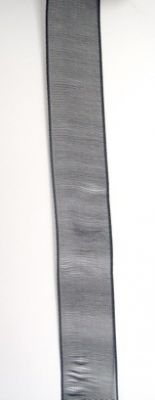 лента органза 15 мм черна -45 метра