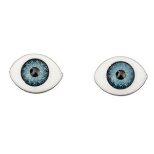 очички 15x11x6 мм сини -10 броя