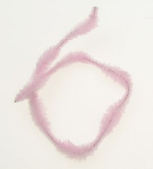 пръчка телена с осем релефа х2.5 см розова бледа-30 см