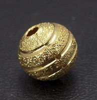 топче метално с релеф 8 мм дупка 2 мм цвят злато -5 броя