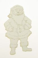 Дядо Коледа - елемент от бирен картон 95x165 мм