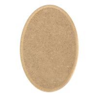 фигурка MDF за декорация овал 80x120 мм