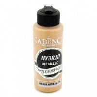 акрилна боя металик CADENCE HYBRID 120 мл - ANTIQUE GOLD 801