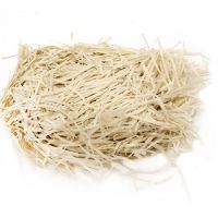 Трева за декорация от хартия - кремава - 50 грама