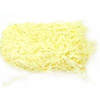 Трева за декорация от хартия - жълта - 50 грама