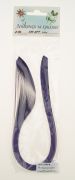 Квилинг ленти перлени 6 мм/ 35 см Fabriano "Purple Rain" цвят лилав - хартия 120 гр. -50 бр.