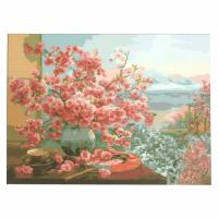 Картина за рисуване по номера 30x40 см -Японски пейзаж 