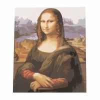 Картина за рисуване по номера 40x50 см - Мона Лиза 