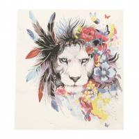Картина за рисуване по номера 40x50 см - Артистичен лъв 