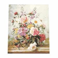 Картина за рисуване по номера 40x50 см - Летни цветя 