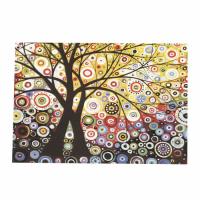 Картина за рисуване по номера 40x50 см - Цветно дърво 