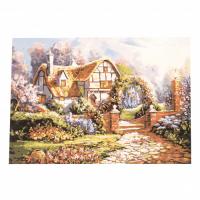 Картина за рисуване по номера 40x50 см - Къщата на цветарката 