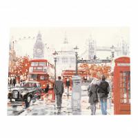 Картина за рисуване по номера 40x50 см - Снежен Лондон 