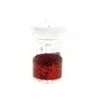 Брокат в бурканче цвят червен -7~9 грама