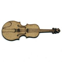 МДФ фигурка цигулка 100x40x2 мм