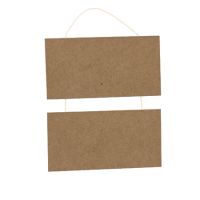 МДФ плочка с въже 2x8x15 см.