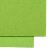 Филц лист - дебелина 1 мм., размер 20x30 см. цвят зелен 2 нюанса -1 брой