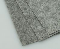 Филц лист - дебелина 1 мм., размер 20x30 см. цвят сив меланж -1 брой