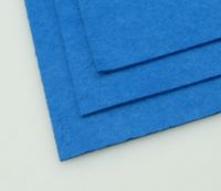 Филц лист - дебелина 2 мм., размер 20x30 см. цвят син -1 брой