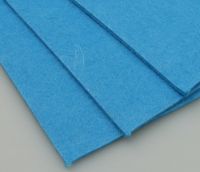 Филц лист - дебелина 3 мм., размер 20x30 см. цвят син -1 брой