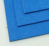 Филц лист - дебелина 3 мм., размер 20x30 см. цвят син тъмно -1 брой